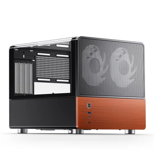 Case JONSBO V12 Black – M-ATX/ ITX| GPU 260mm| Kính 270°